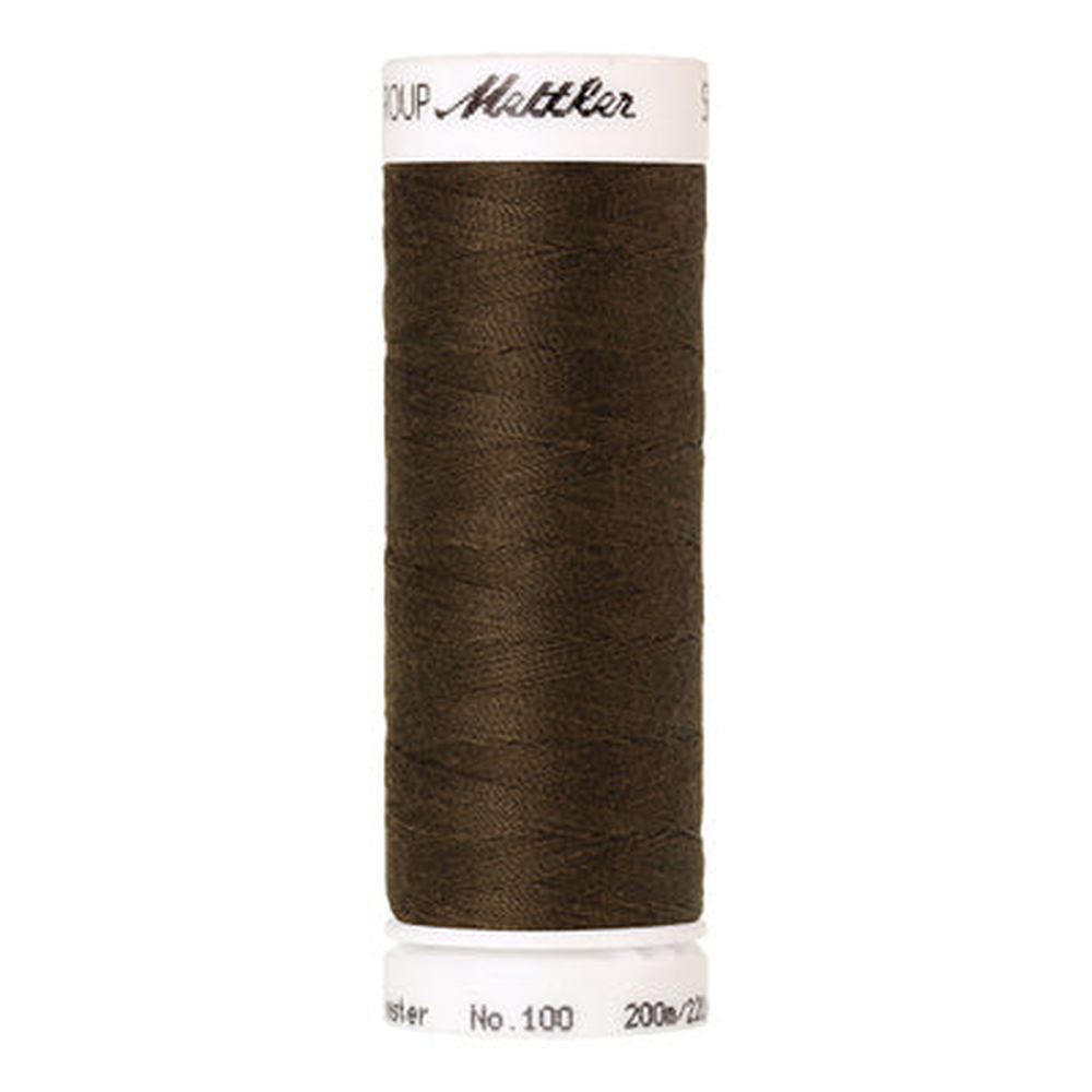 Mettler Seralon sewing thread spool in Pumkin Seed (0523) - 62/2 200m