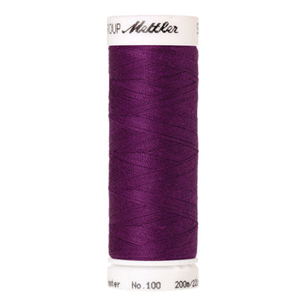 Mettler Seralon sewing thread spool in Purple Passion (1062) - 62/2 200m