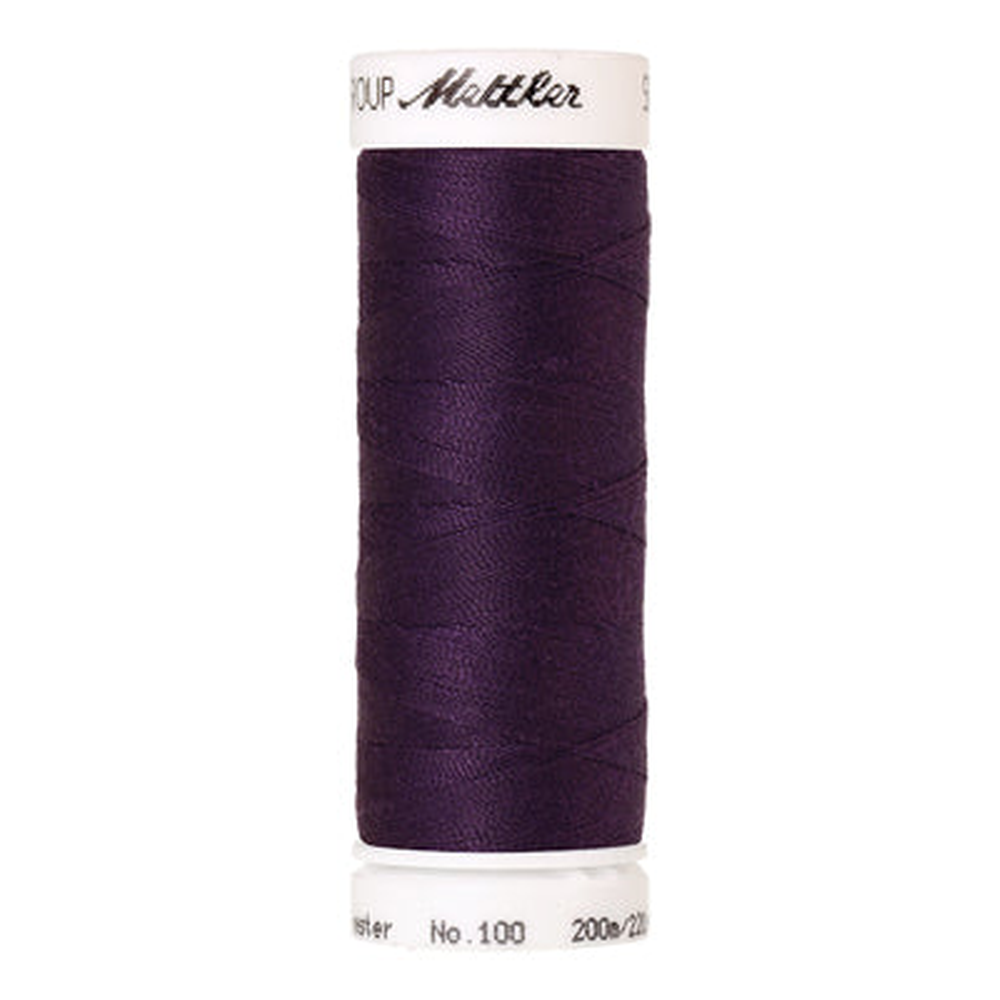 Mettler Seralon sewing thread spool in Purple Twist (0578) - 62/2 200m