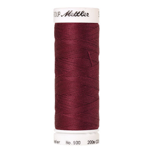 Mettler Seralon sewing thread spool in Red Marble (0871) - 62/2 200m
