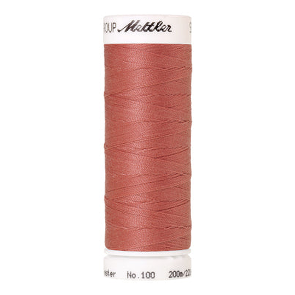 Mettler Seralon sewing thread spool in Red Sky (0622) - 62/2 200m