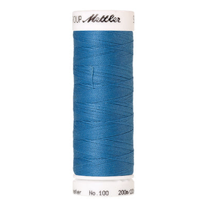 Mettler Seralon sewing thread spool in Reef Blue (0338) - 62/2 200m