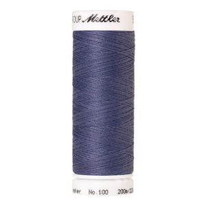 Mettler Seralon sewing thread spool in Rich Blue (1379) - 62/2 200m