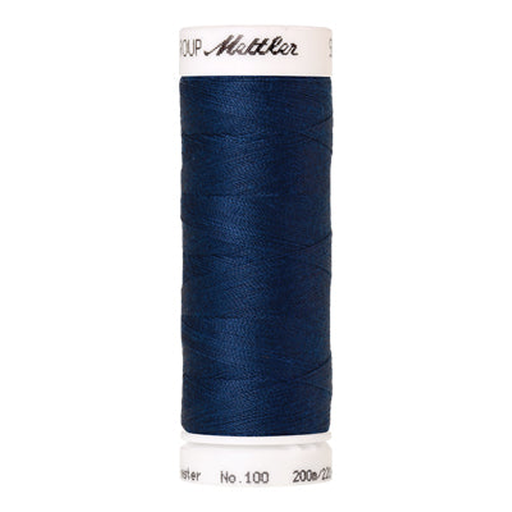 Mettler Seralon sewing thread spool in Royal Navy (0816) - 62/2 200m