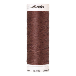 Mettler Seralon sewing thread spool in Rusty Rose (0296) - 62/2 200m
