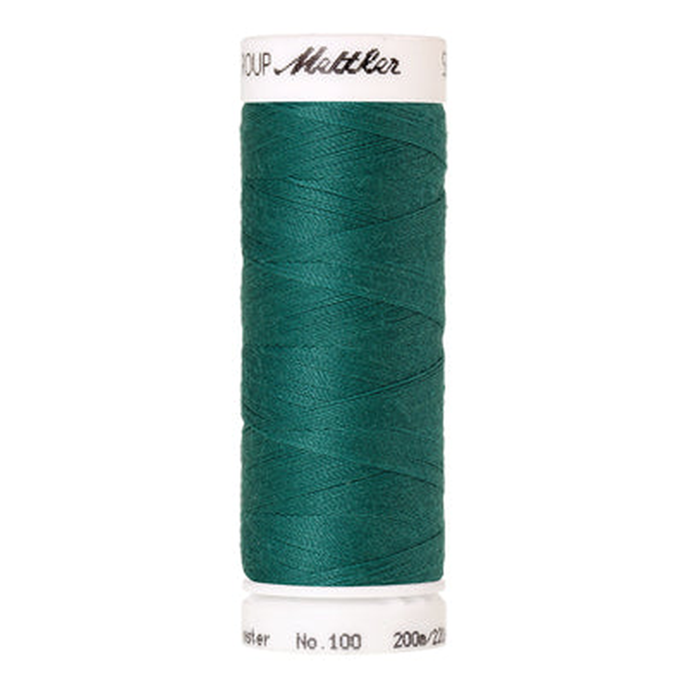 Mettler Seralon sewing thread spool in Seagreen (1473) - 62/2 200m