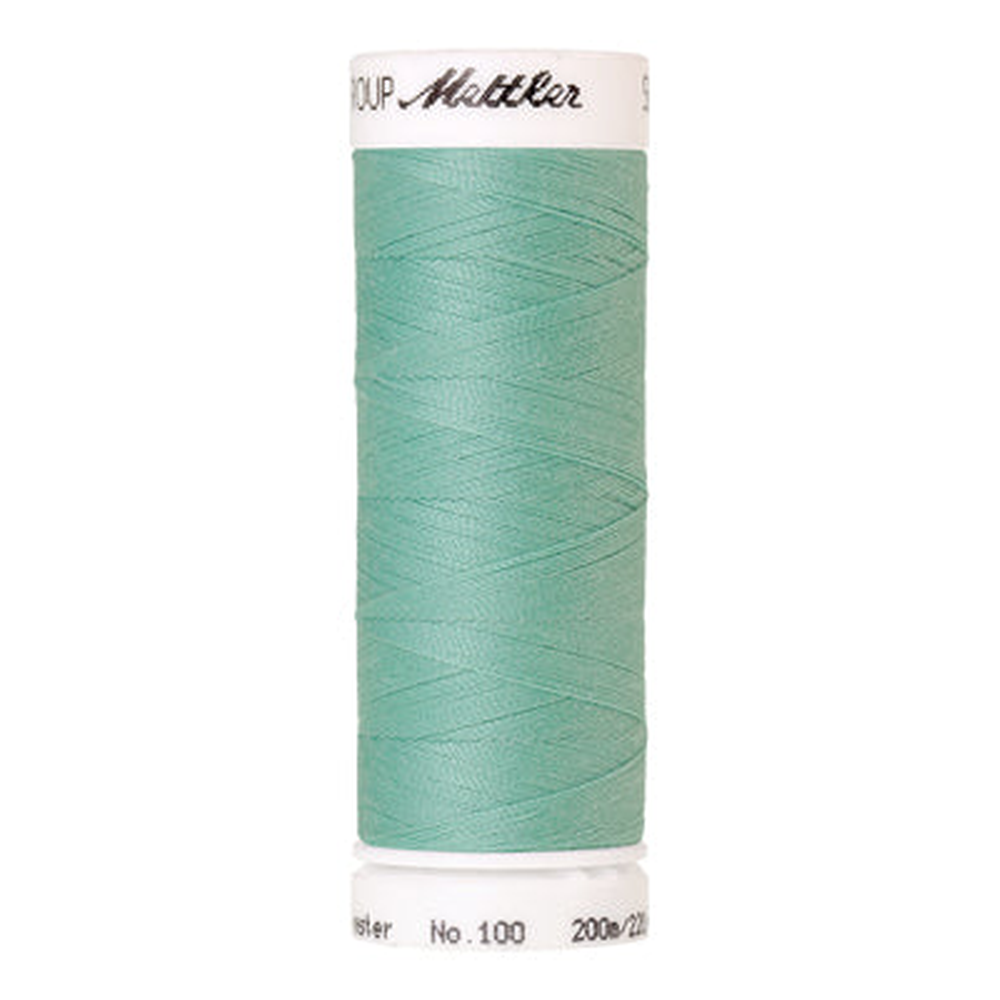 Mettler Seralon sewing thread spool in Silver Sage (0230) - 62/2 200m
