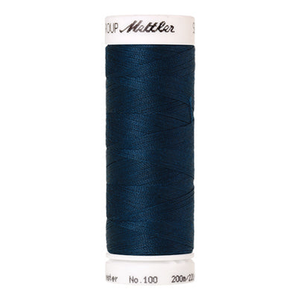 Mettler Seralon sewing thread spool in Slate Blue (0807) - 62/2 200m