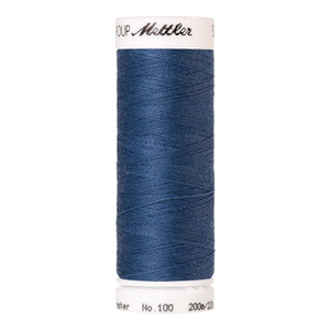 Mettler Seralon sewing thread spool in Smoky Blue (0351) - 62/2 200m