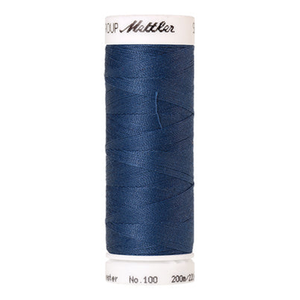 Mettler Seralon sewing thread spool in Steel Blue (1316) - 62/2 200m