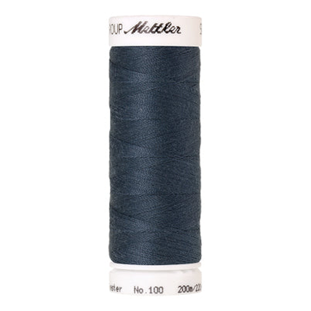 Mettler Seralon sewing thread spool in Stormy Sky (1275) - 62/2 200m