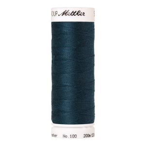 Mettler Seralon sewing thread spool in Tartan Blue (0485) - 62/2 200m