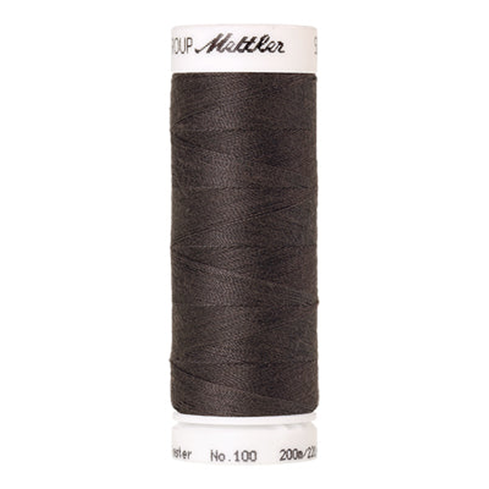 Mettler Seralon sewing thread spool in Titanium (1235) - 62/2 200m
