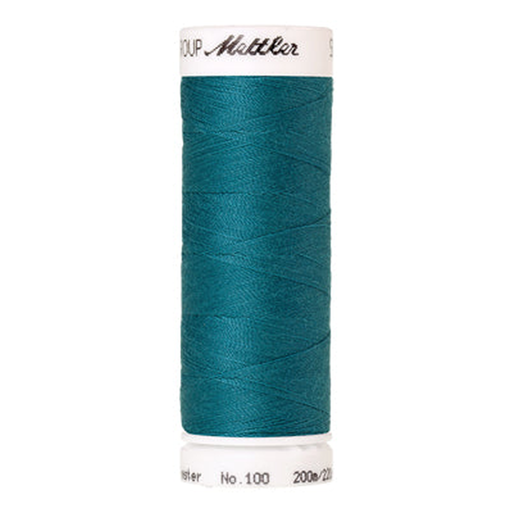 Mettler Seralon sewing thread spool in Truly Teal (0232) - 62/2 200m