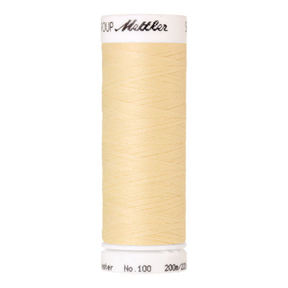 Mettler Seralon sewing thread spool in Vanilla (0129) - 62/2 200m