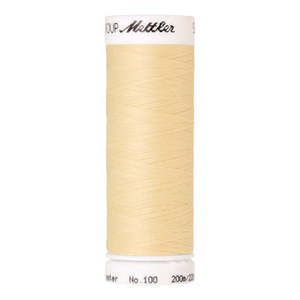 Mettler Seralon sewing thread spool in Vanilla (0129) - 62/2 200m