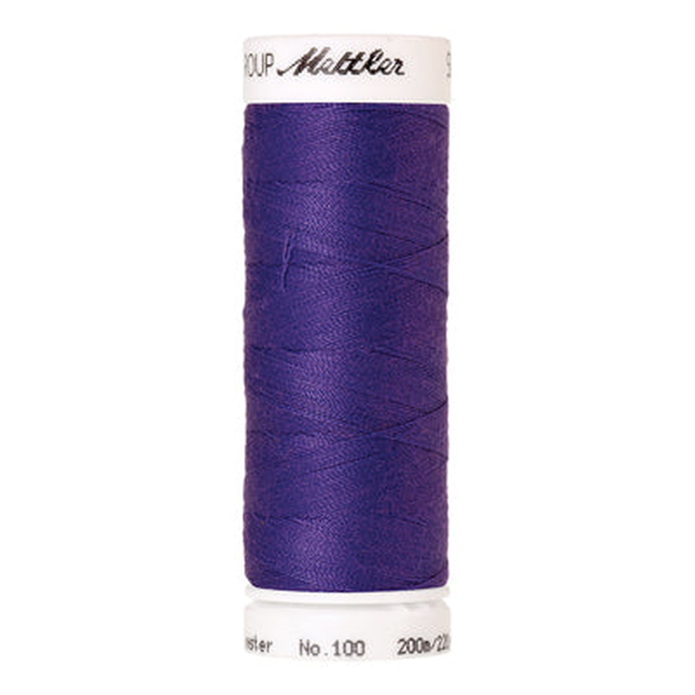 Mettler Seralon sewing thread spool in Venetian Blue (0013) - 62/2 200m