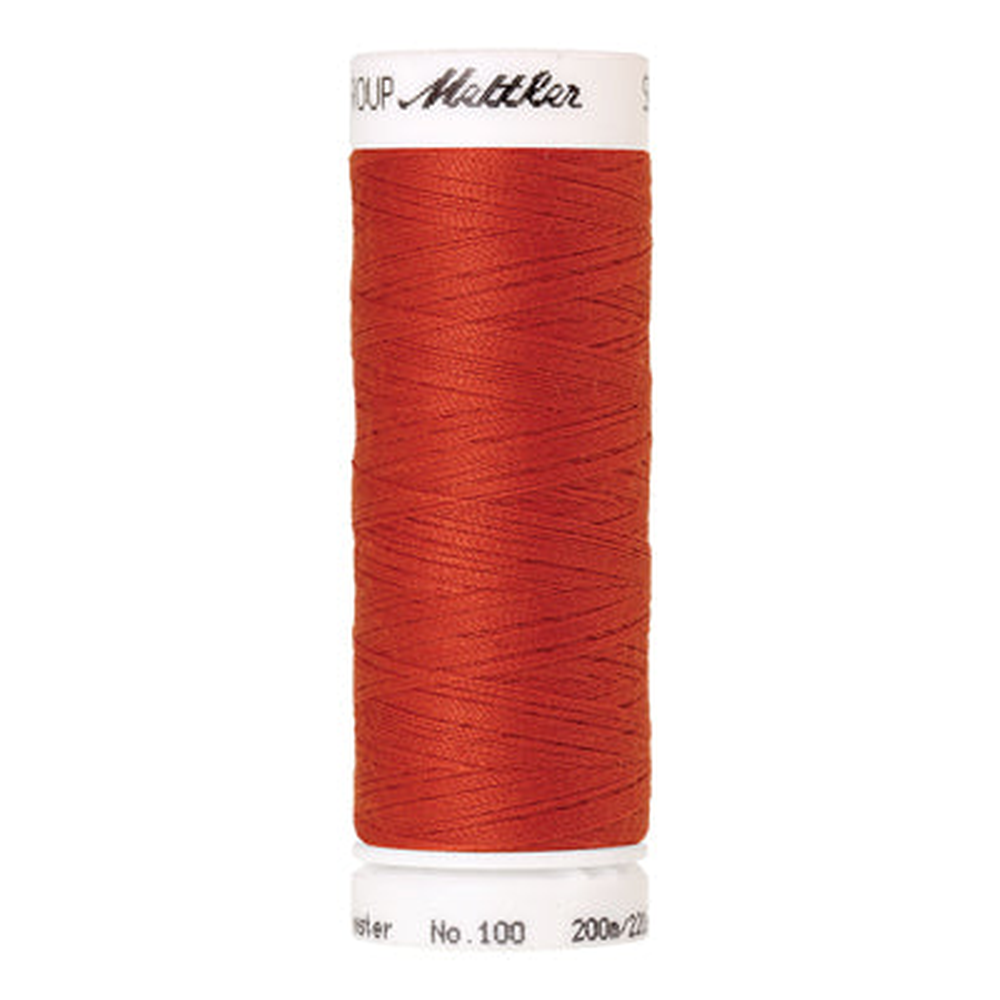 Mettler Seralon sewing thread spool in Vermillion (1336) - 62/2 200m