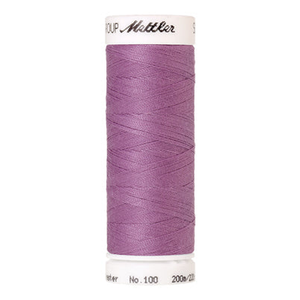 Mettler Seralon sewing thread spool in Violet (0057) - 62/2 200m