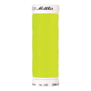 Mettler Seralon sewing thread spool in Vivid Yellow (1426) - 62/2 200m