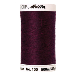 Mettler Seralon sewing thread spool in Beet Red (0111) - 62/2 500m