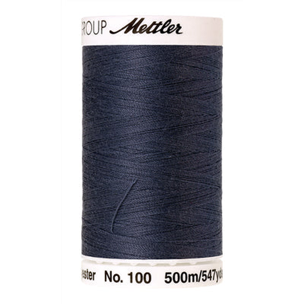 Mettler Seralon sewing thread spool in Blue Shadow (0311) - 62/2 500m