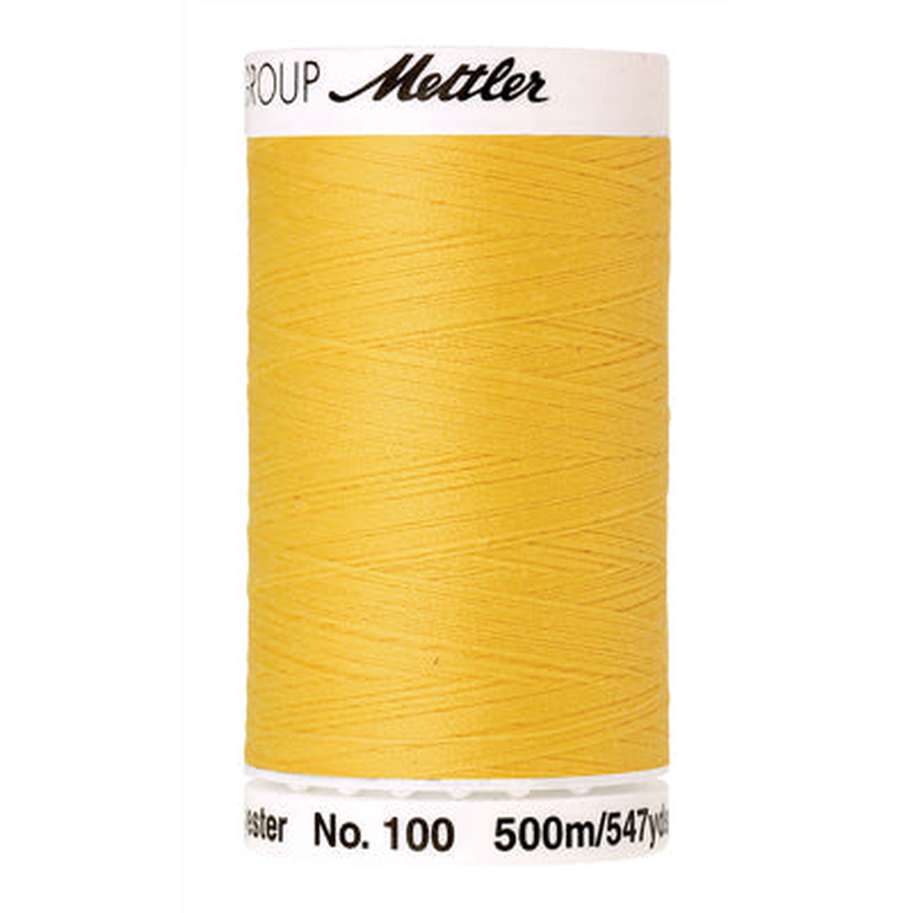 Mettler Seralon sewing thread spool in Butter Cup (0113) - 62/2 500m