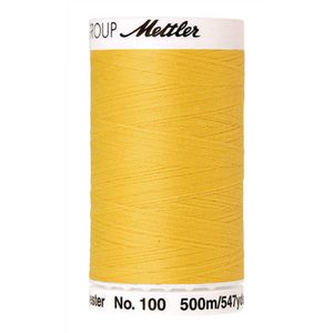Mettler Seralon sewing thread spool in Butter Cup (0113) - 62/2 500m