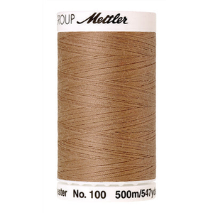 Mettler Seralon sewing thread spool in Caramel Cream (0285) - 62/2 500m