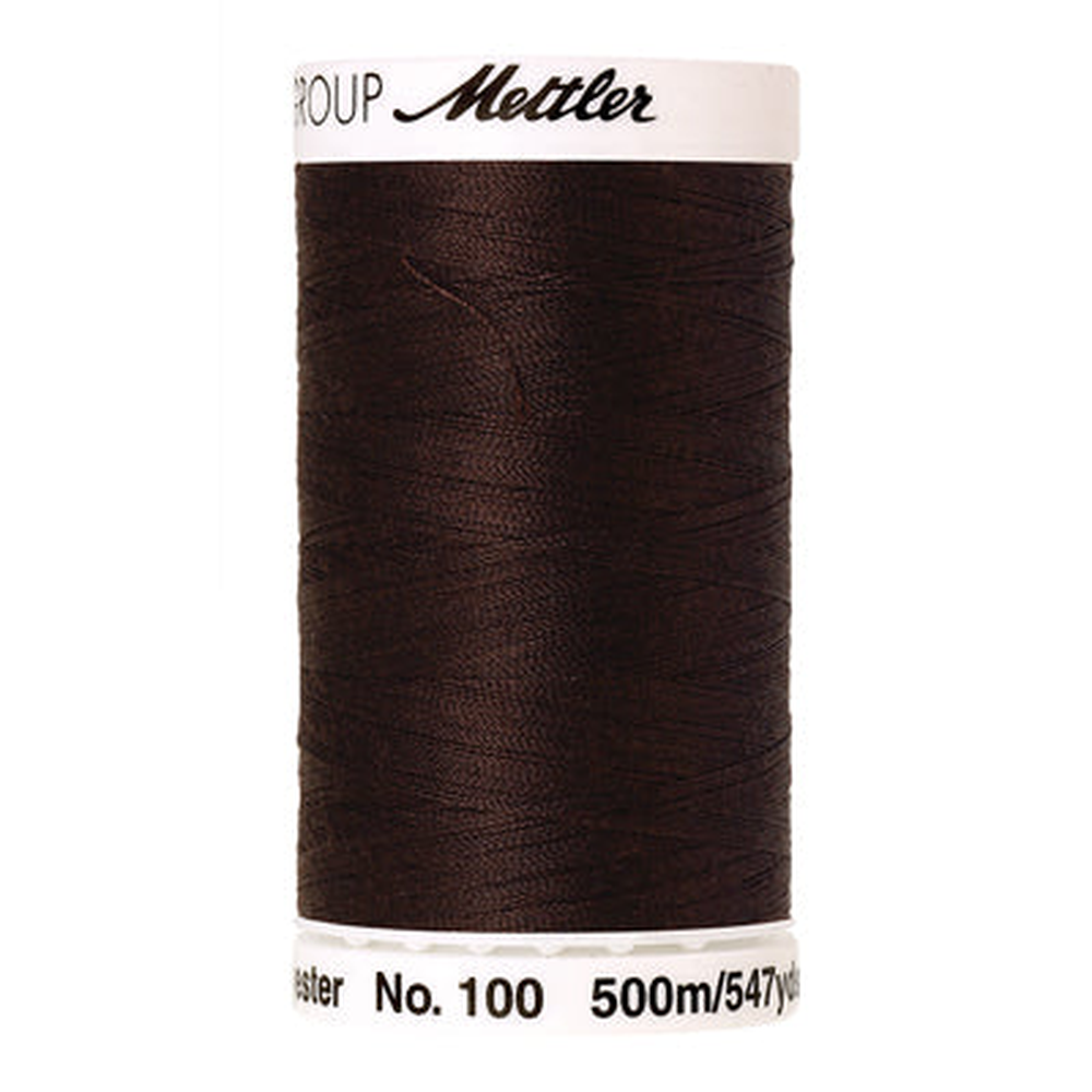 Mettler Seralon sewing thread spool in Chocolate (0428) - 62/2 500m