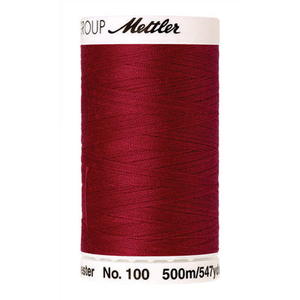 Mettler Seralon sewing thread spool in Country Red (0504) - 62/2 500m