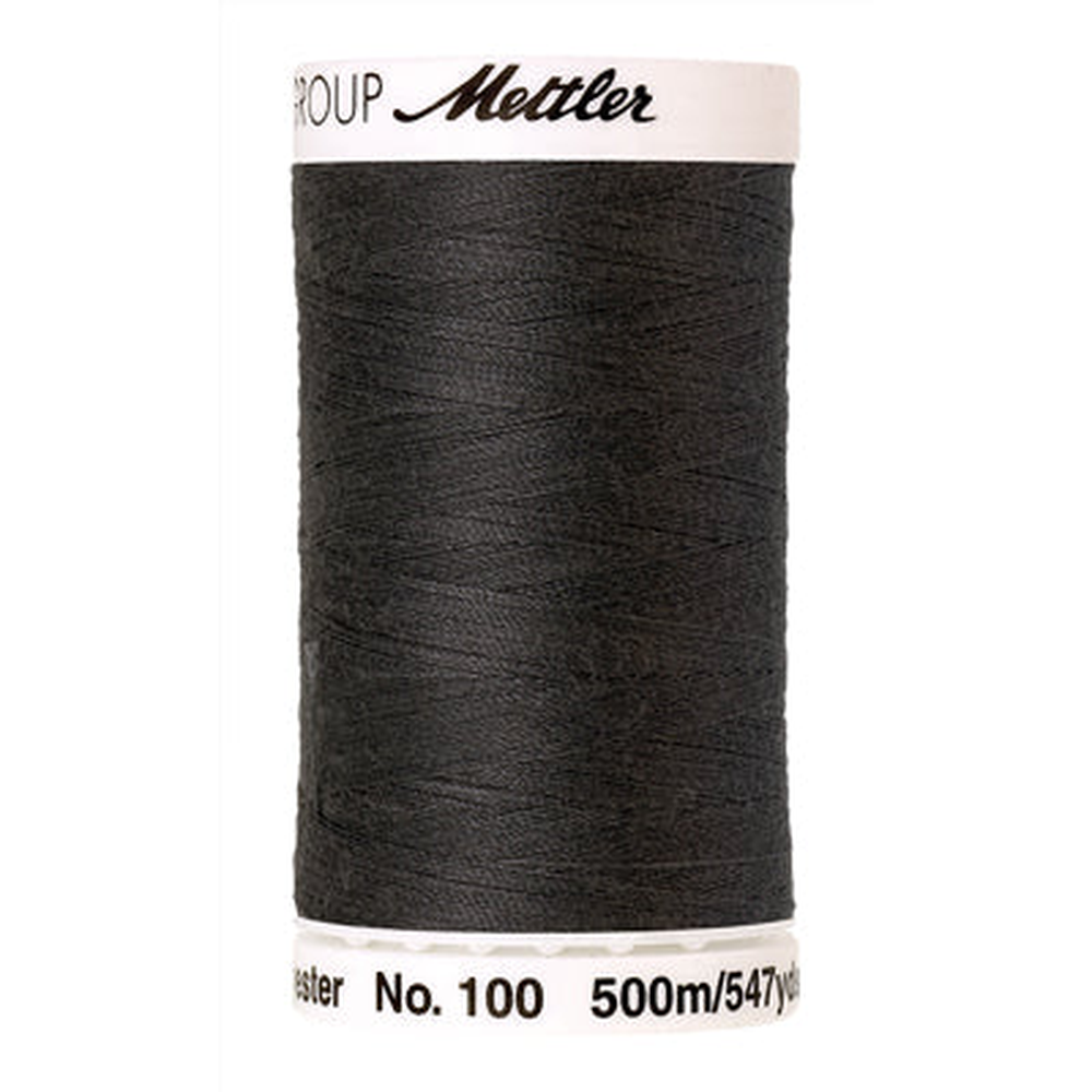 Mettler Seralon sewing thread spool in Dark Charcoal (0416) - 62/2 500m