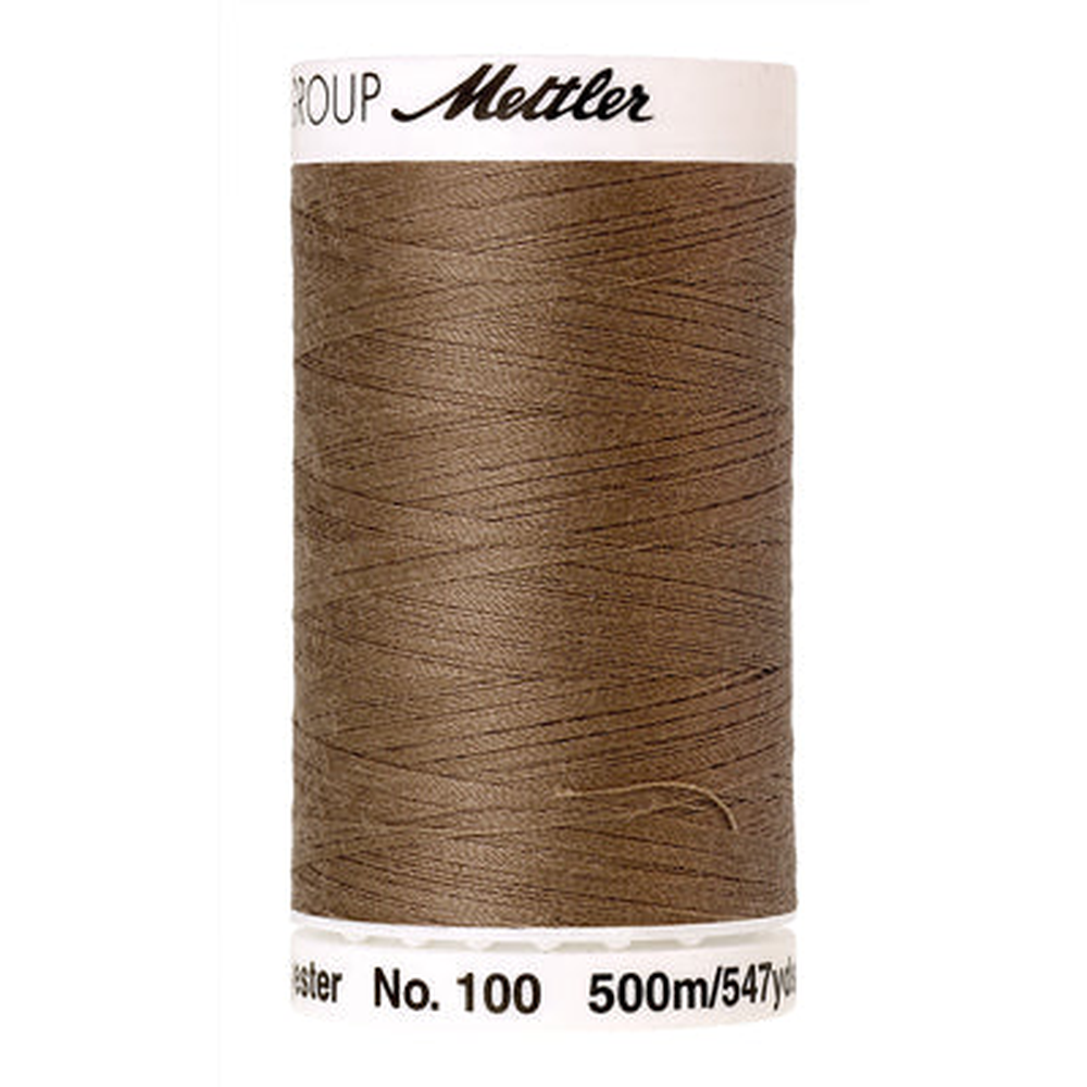 Mettler Seralon sewing thread spool in Dried clay (0380) - 62/2 500m