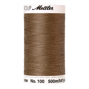 Mettler Seralon sewing thread spool in Dried clay (0380) - 62/2 500m