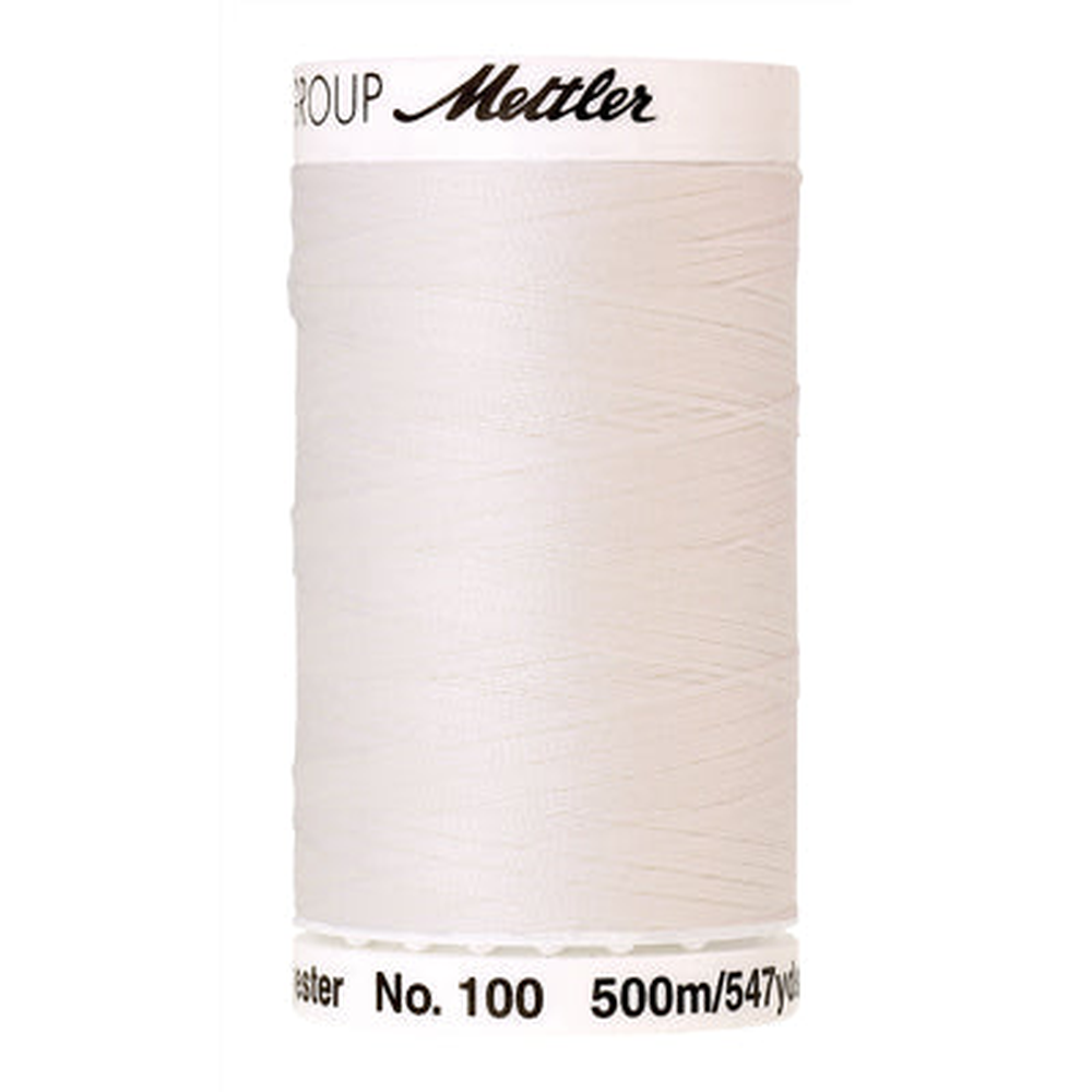 Mettler Seralon sewing thread spool in Eggshell (1000) - 62/2 500m