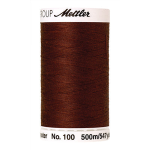 Mettler Seralon sewing thread spool in Foxy Red (0634) - 62/2 500m