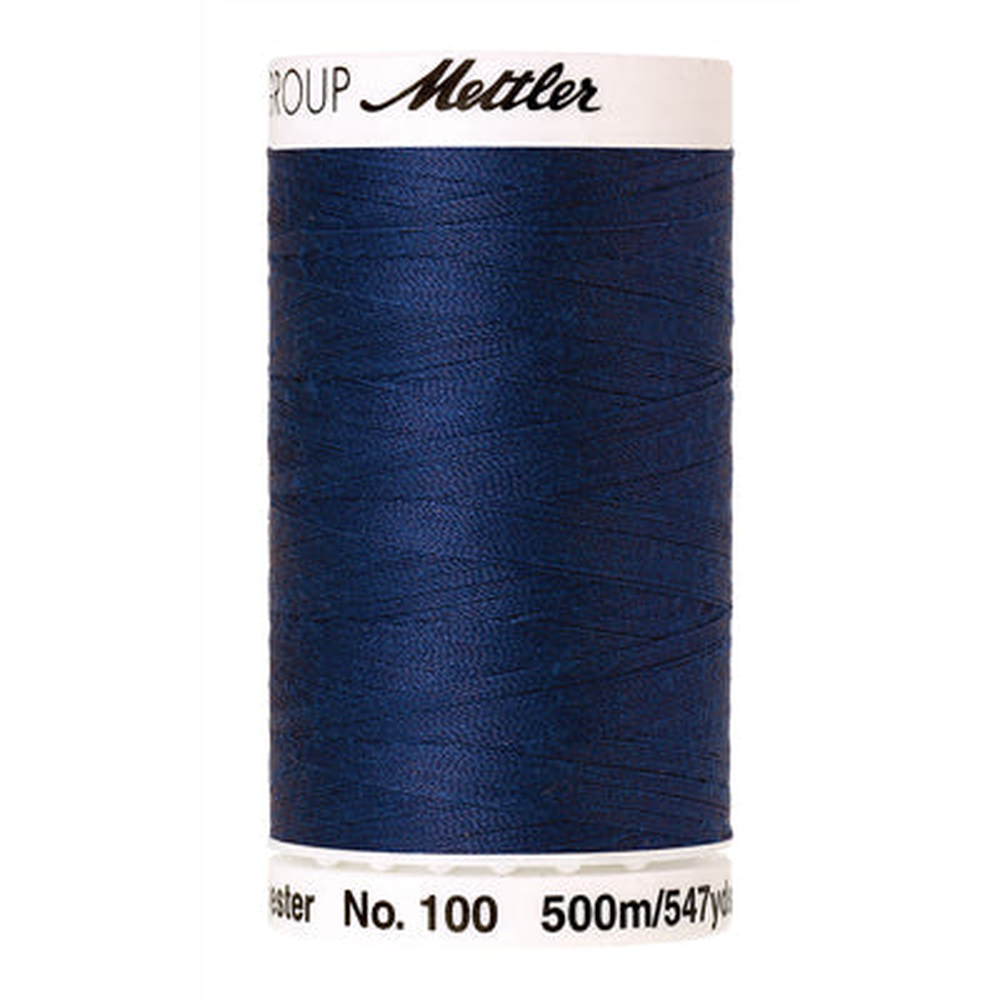 Mettler Seralon sewing thread spool in Imperial Blue (1304) - 62/2 500m
