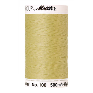 Mettler Seralon sewing thread spool in Lemon Frost (1412) - 62/2 500m