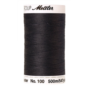 Mettler Seralon sewing thread spool in Mole Gray (0348) - 62/2 500m