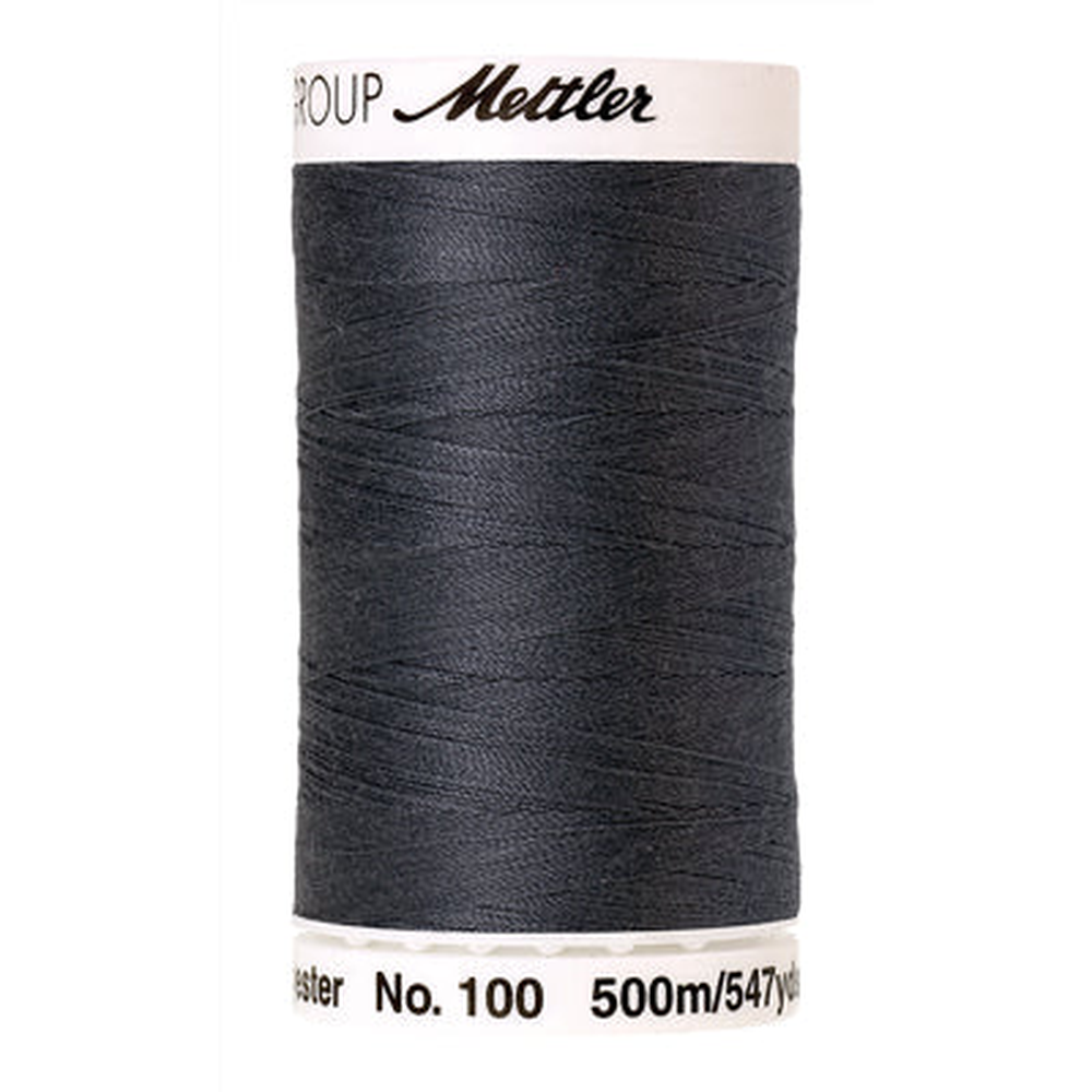 Mettler Seralon sewing thread spool in Mousy Gray (0878) - 62/2 500m