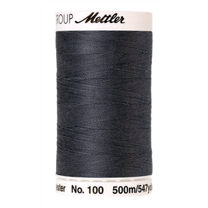 Mettler Seralon sewing thread spool in Mousy Gray (0878) - 62/2 500m