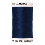 Mettler Seralon sewing thread spool in Night Blue (0823) - 62/2 500m
