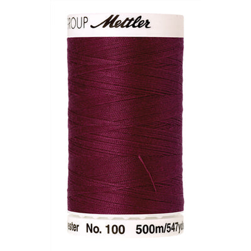 Mettler Seralon sewing thread spool in Pomegranate (0869) - 62/2 500m