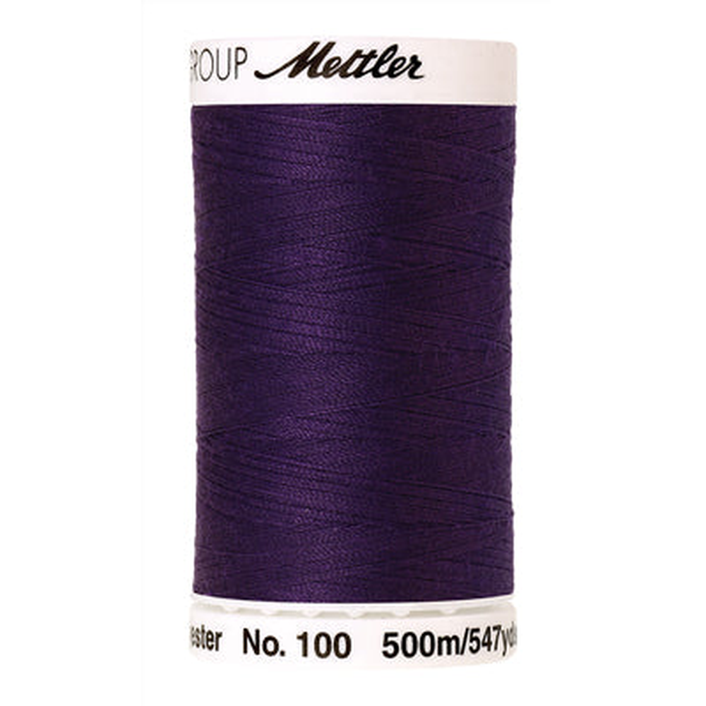 Mettler Seralon sewing thread spool in Purple Twist (0578) - 62/2 500m