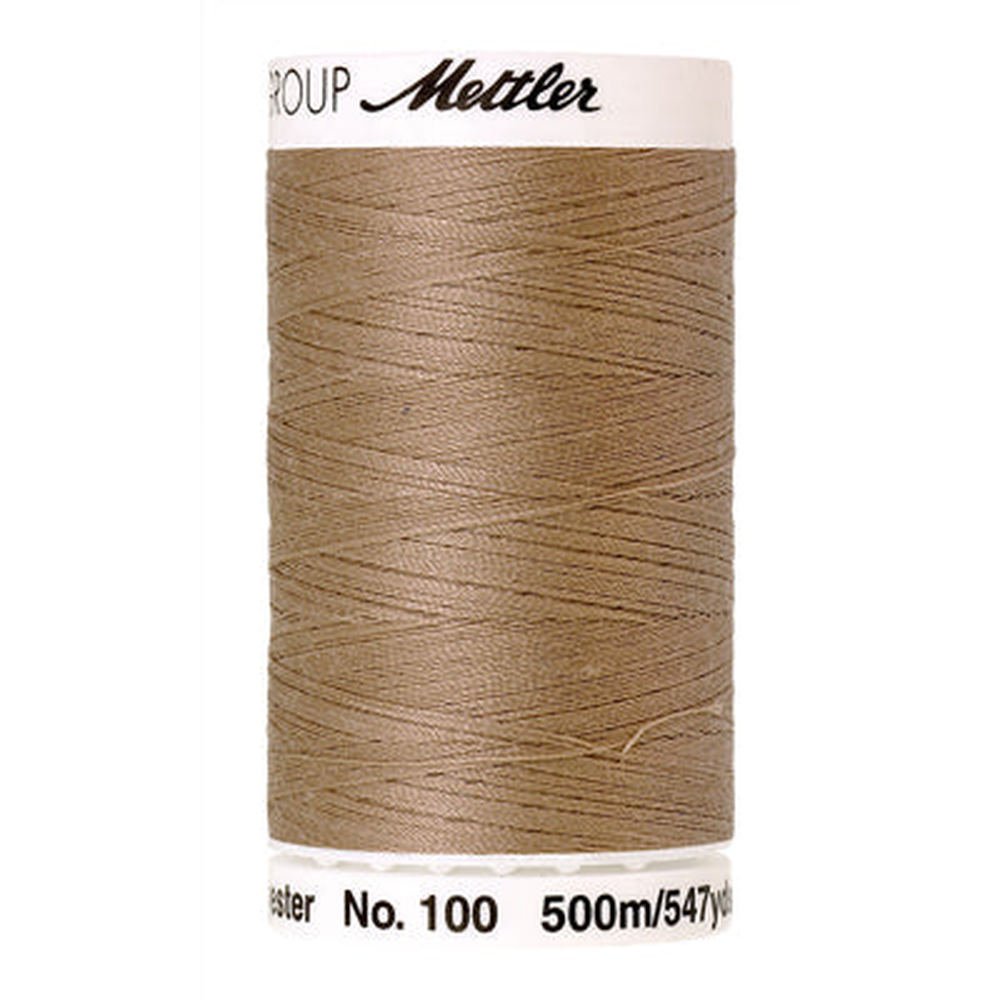 Mettler Seralon sewing thread spool in Sandstone (1222) - 62/2 500m