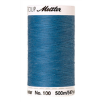 Mettler Seralon sewing thread spool in Wave Blue (0022) - 62/2 500m