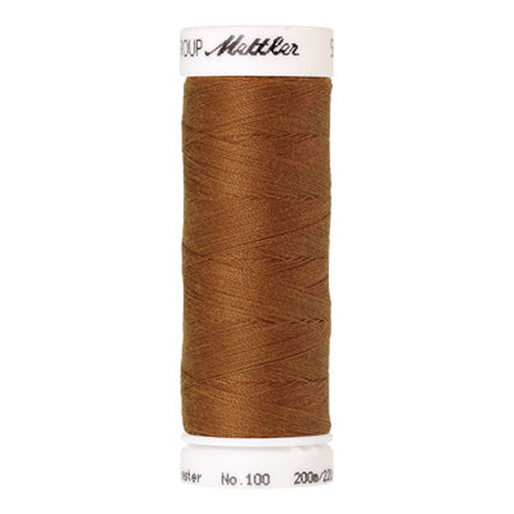 Mettler Seralon sewing thread spool in Brass (1131) - 62/2 200m