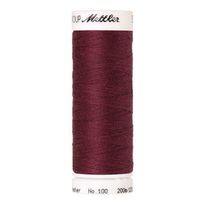 Mettler Seralon sewing thread spool in Claret (1461) - 62/2 200m