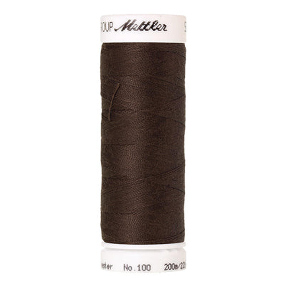 Mettler Seralon sewing thread spool in Clove (0395) - 62/2 200m