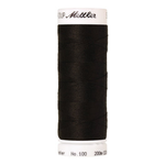 Mettler Seralon sewing thread spool in Ebony (1050) - 62/2 200m
